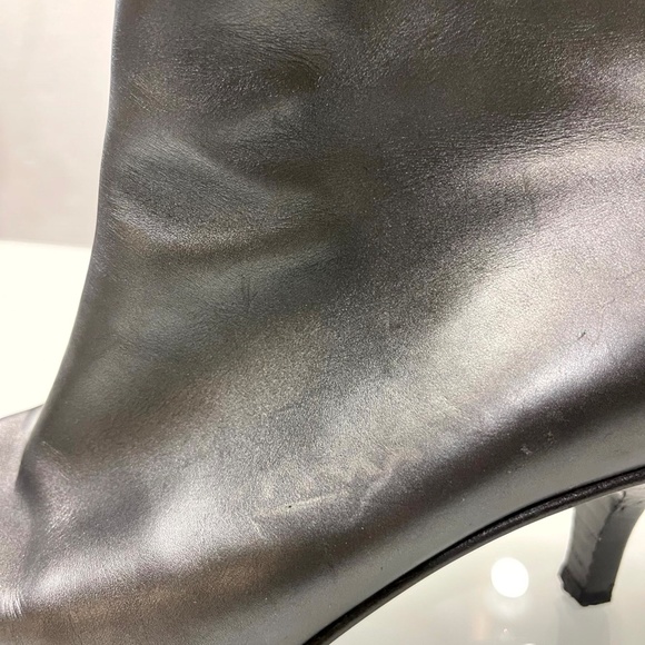 Vintage Gucci Gray Ankle Boots - Picture 11 of 13